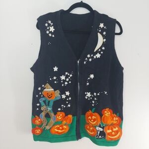 Halloween Pumpkin Patch Vest XL